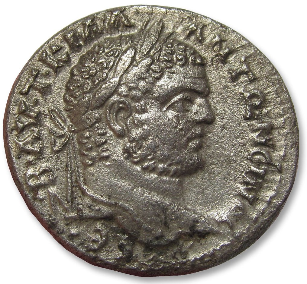 Empire romain (Provincial). Caracalla (198-217 apr. J.-C.). Tetradrachm Antiochia, Syria 198-217 A.D. #1.1