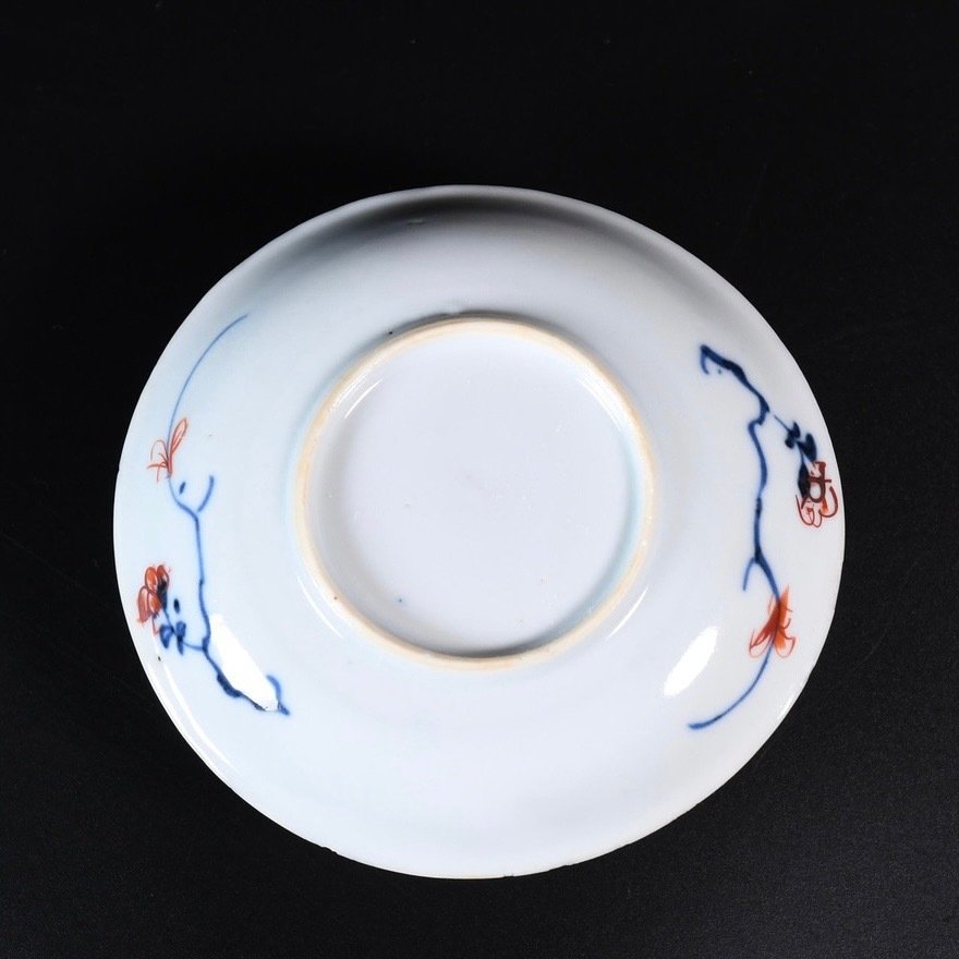 Tasse und Untertasse - Ensemble de tasses et sous tasses en porcelaine à décor de papillons - Porzellan #4.3