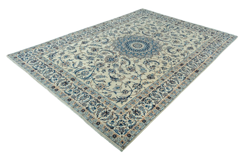 Nain - 非常精緻的絲綢波斯地毯 - 小地毯 - 347 cm - 245 cm #2.2