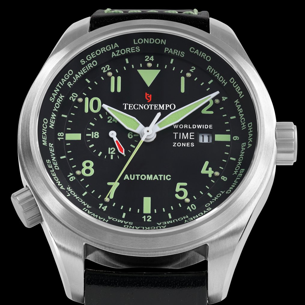 Tecnotempo - Automatic- World Time Zone 30ATM WR - Limited Edition - - - χωρίς τιμή ασφαλείας - TT.300.WAV - Άνδρες - 2020+ #2.1
