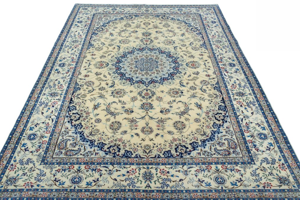 Nain 6 La Habibian - Very fine Persian Carpet with lots of Silk - Rug - 293 cm - 200 cm #2.1