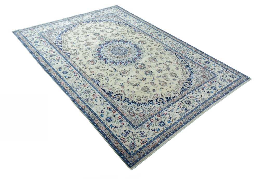 Nain 6 La Habibian - Very fine Persian Carpet with lots of Silk - Rug - 293 cm - 200 cm #1.1