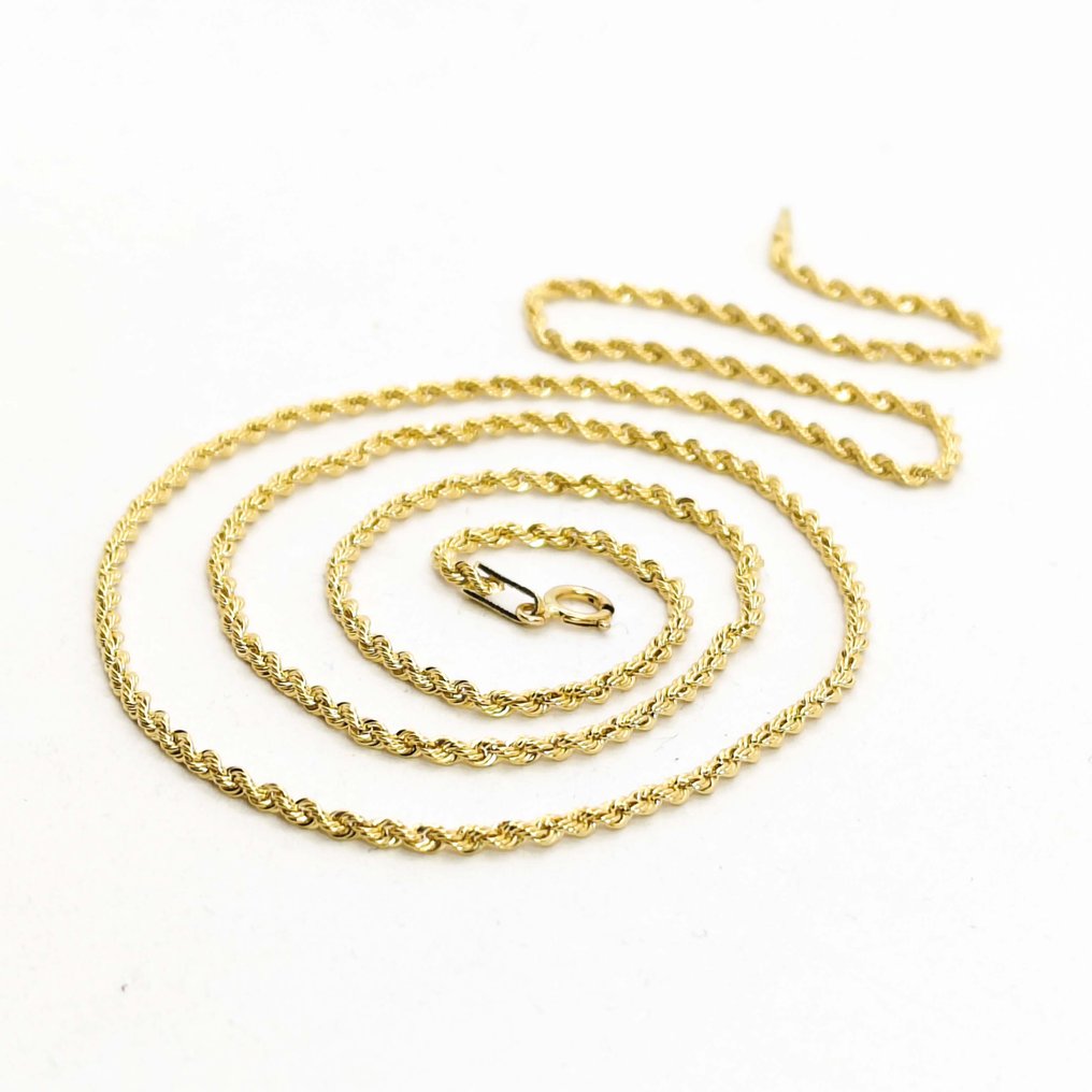 Zonder minimumprijs - Halsketting - 18 karaat Geel goud #1.0