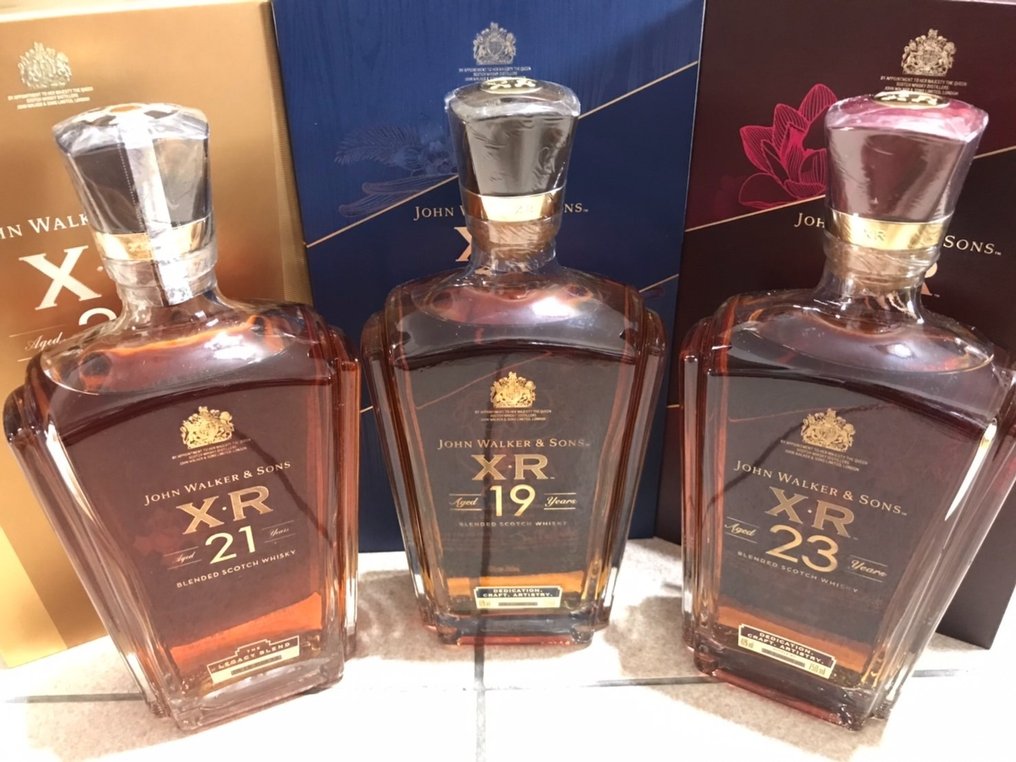 Johnnie Walker XR19 - XR21 - XR23  - 750ml - 3 pullojen #1.0