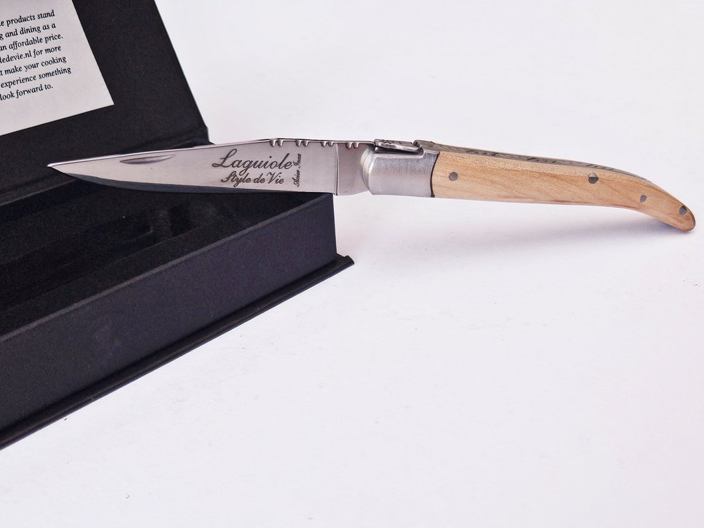 Laguiole - Pocket Knife - Maple Wood - style de - Σουγιάς  #1.0
