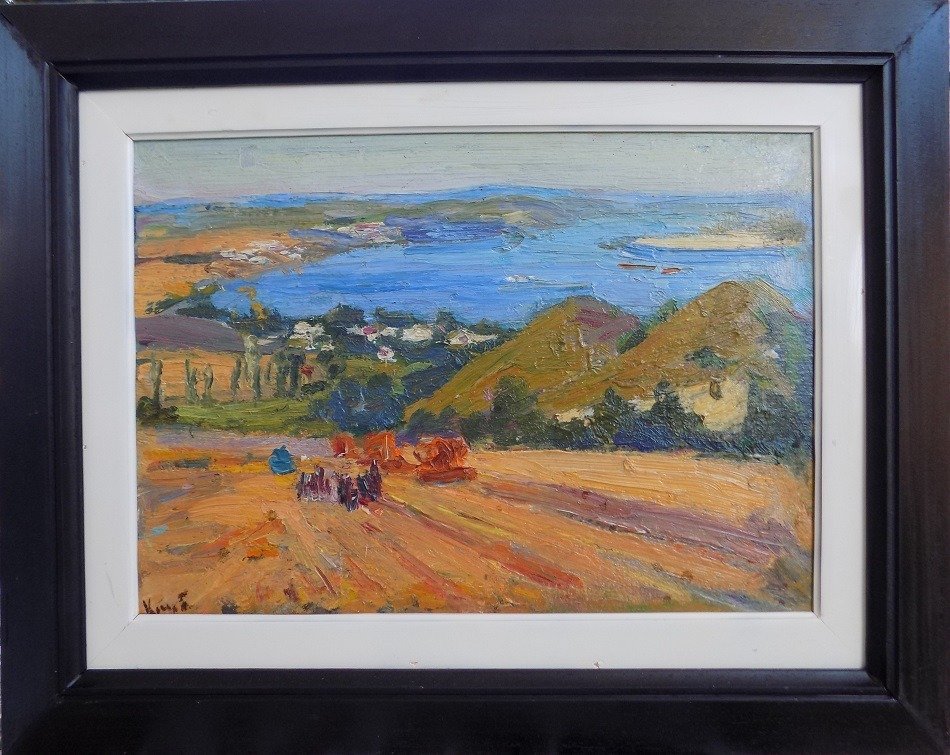 Boris Matveevich Kogan (1950) - Paesaggio con lago #2.1