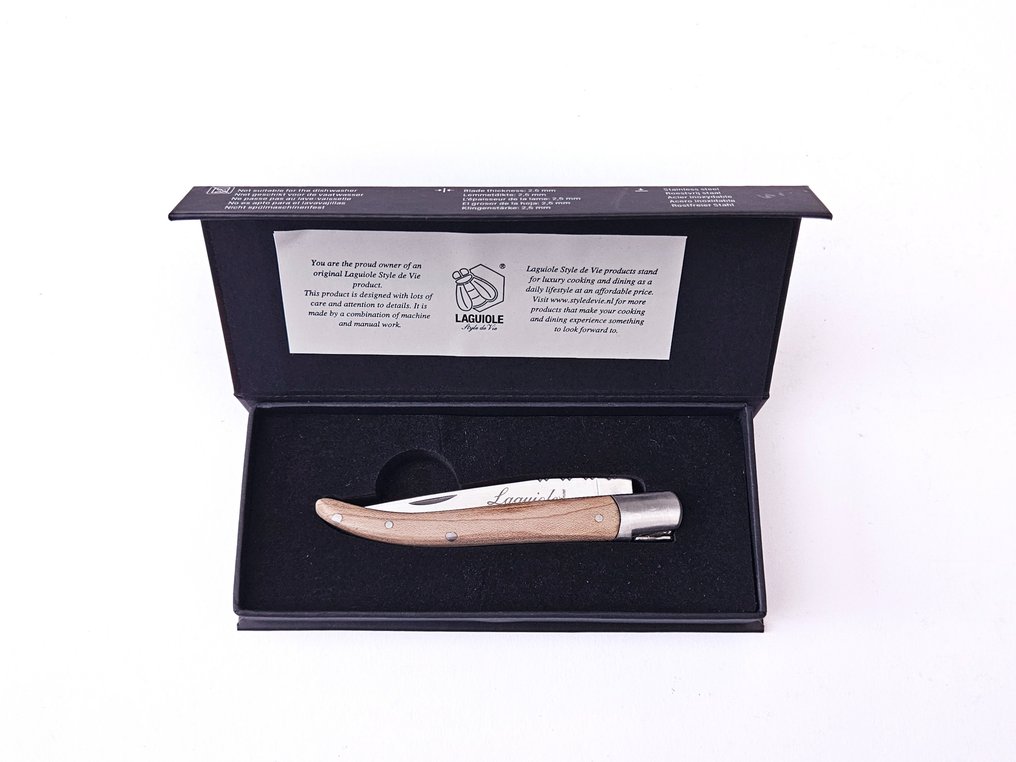 Laguiole - Pocket Knife - Maple Wood - style de - 袖珍小刀  #3.2