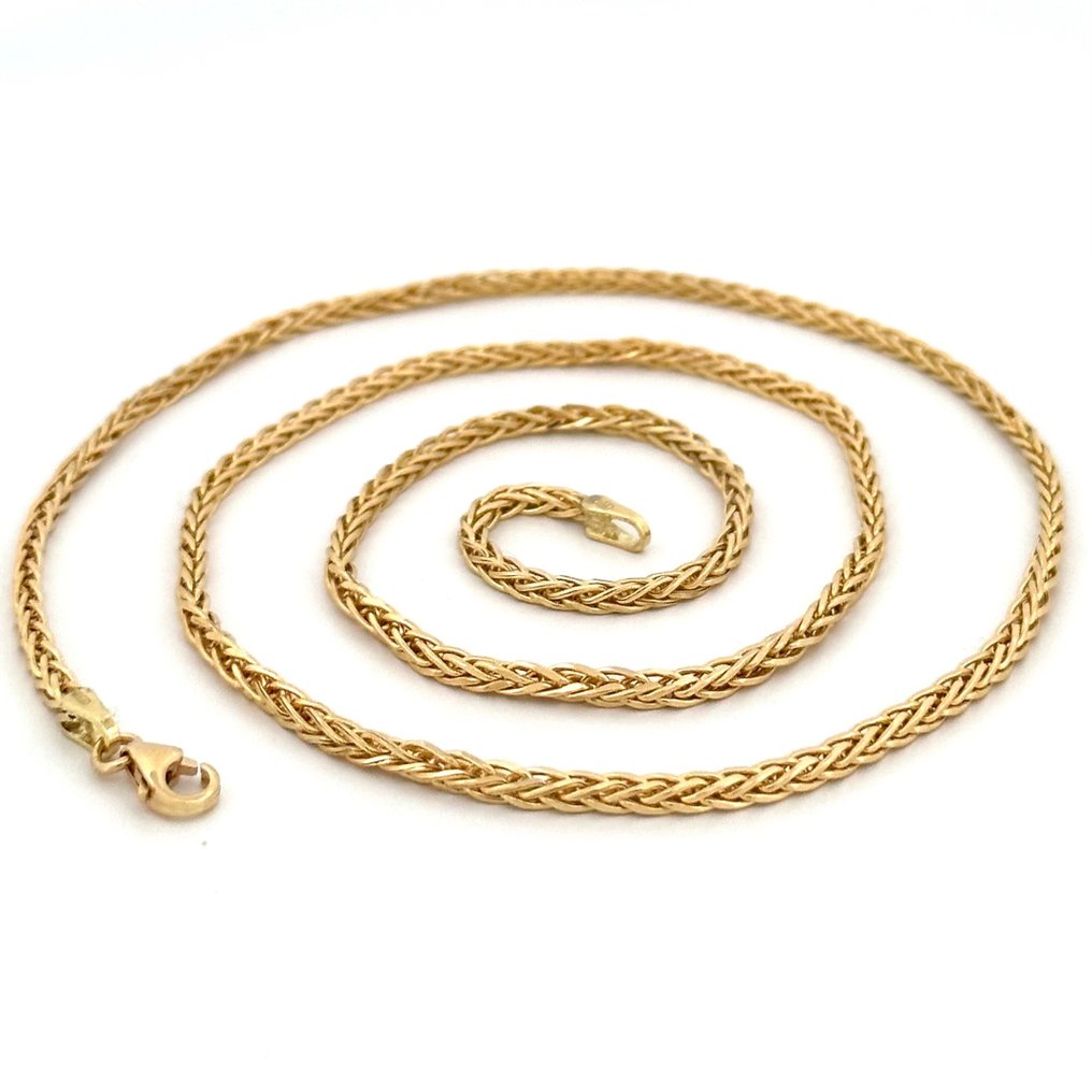Snake Chain - 4.3 gr - 50 cm - 18 Kt - Halsband - 18 kt Gult guld #1.2