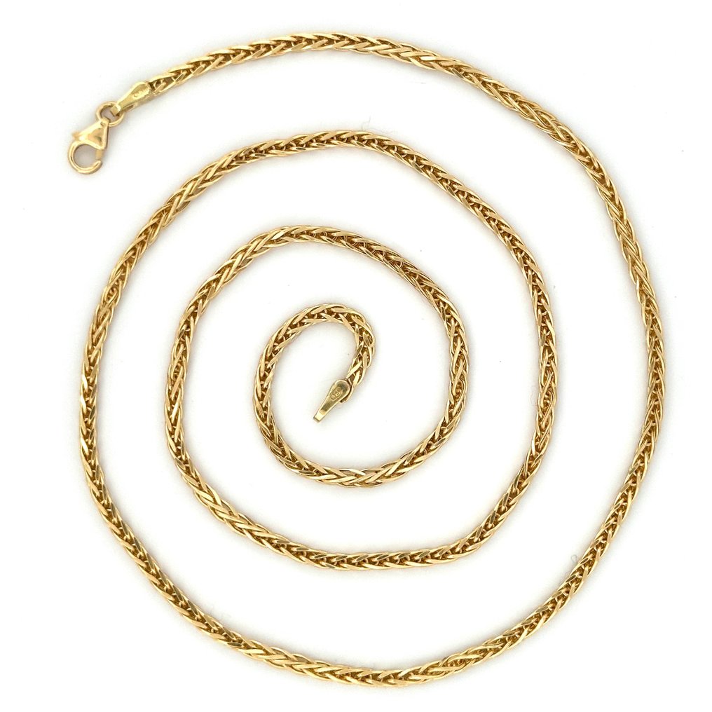 Snake Chain - 4.3 gr - 50 cm - 18 Kt - Halsband - 18 kt Gult guld #1.1
