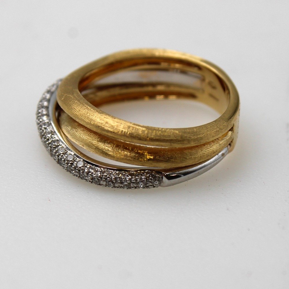 Marco Bicego - Ring Gult guld, Vittguld Diamant #2.1