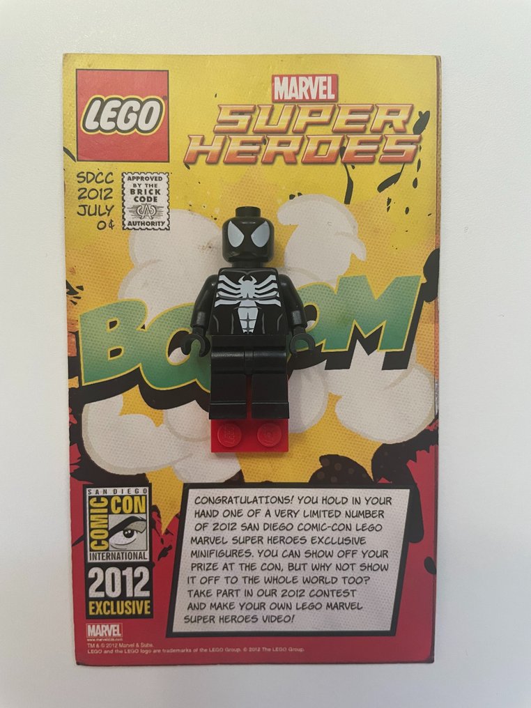 LEGO - 迷你人偶 - Spider-Man in Black Symbiote Costume - San Diego Comic-Con 2012 Exclusive - shipping worldwide #1.1