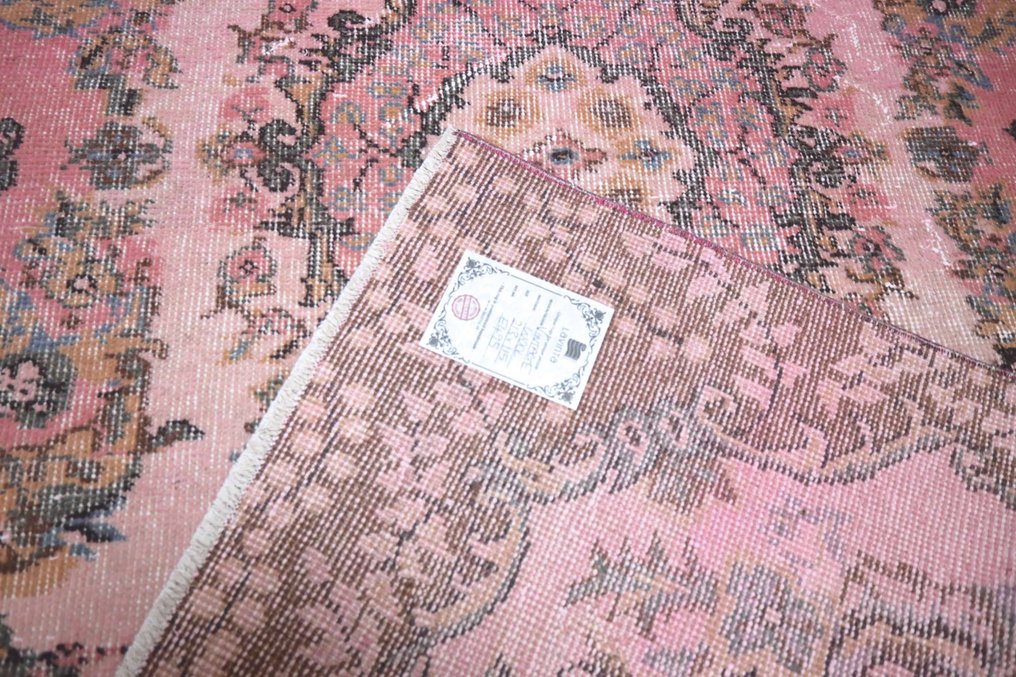 Rosa vintage √ Certifikat √ Rensad - Matta - 213 cm - 115 cm #3.1