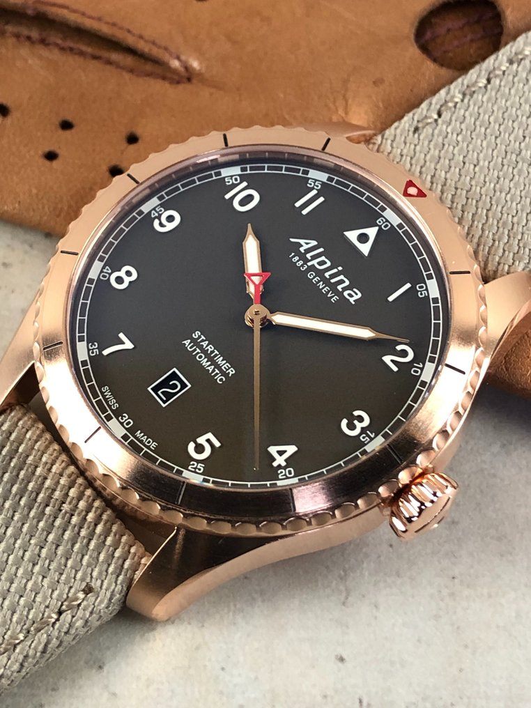 Alpina - Startimer Pilot Automatic - AL-525BR4S24 - Miehet - 2020-  #1.0