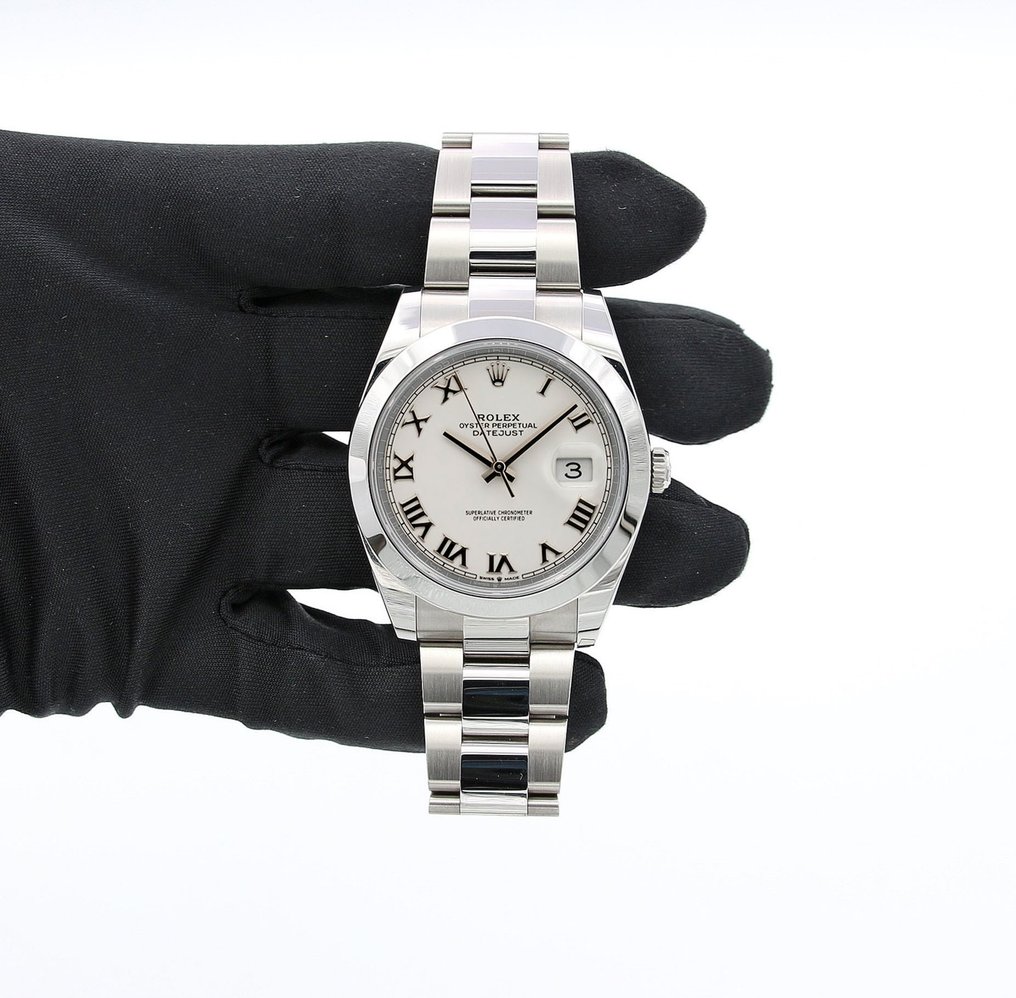 Rolex - Oyster Perpetual Datejust 41 'White Roman Dial' - 126300 - Mężczyzna - 2011-obecnie #2.1