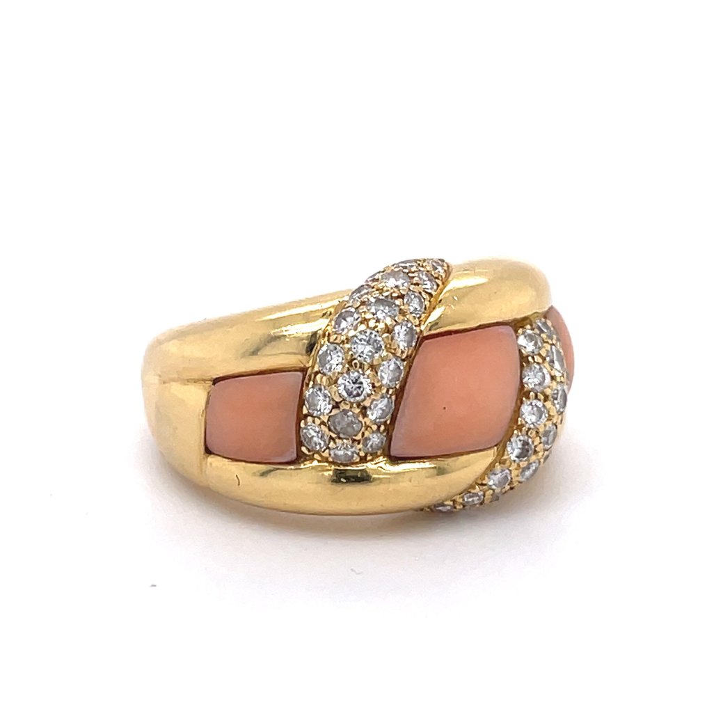 Ring Gelbgold Diamant  (Natürlich) #1.2
