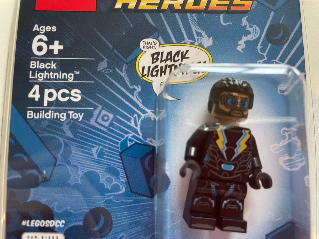 LEGO - Minifigures - Black Lightning - San Diego Comic-Con 2018 Exclusive #3.2