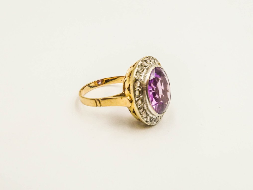 Ring - 18 kt Gelbgold - Diamant #4.3