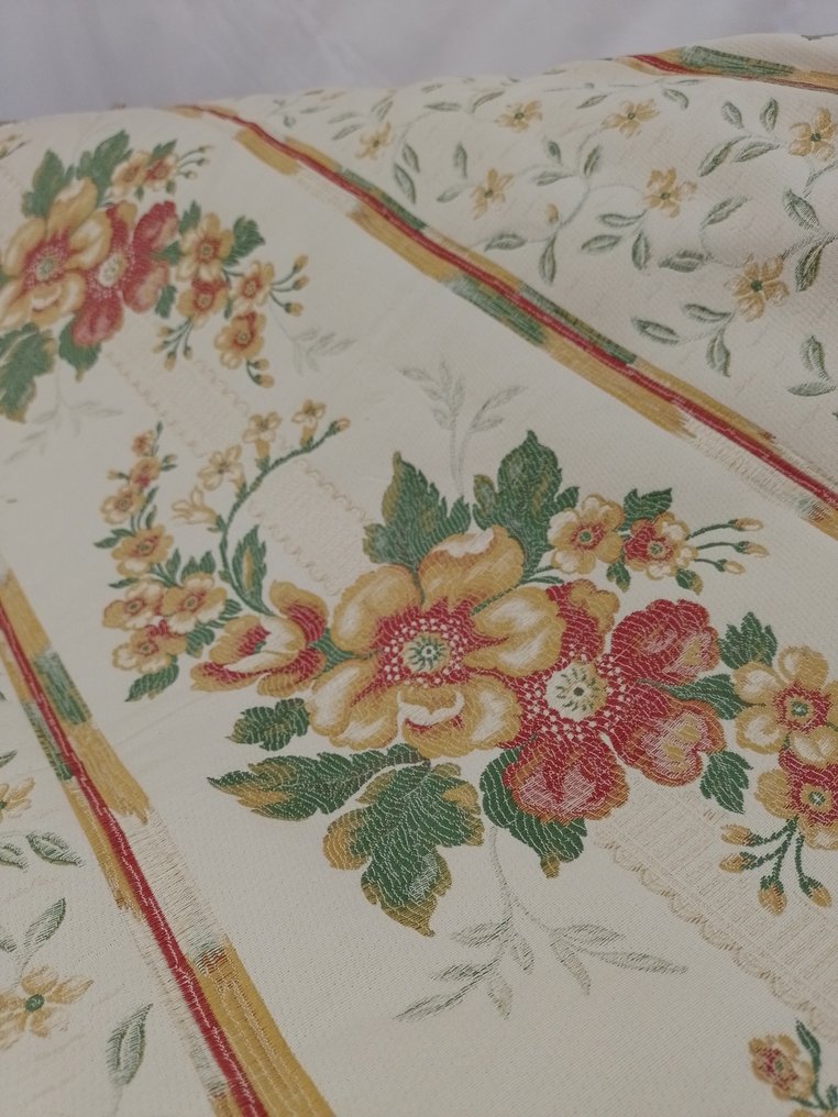 Prächtiger San Leucio-Schnitt mit floraler Textur - Polsterstoff  - 600 cm - 240 cm #1.1