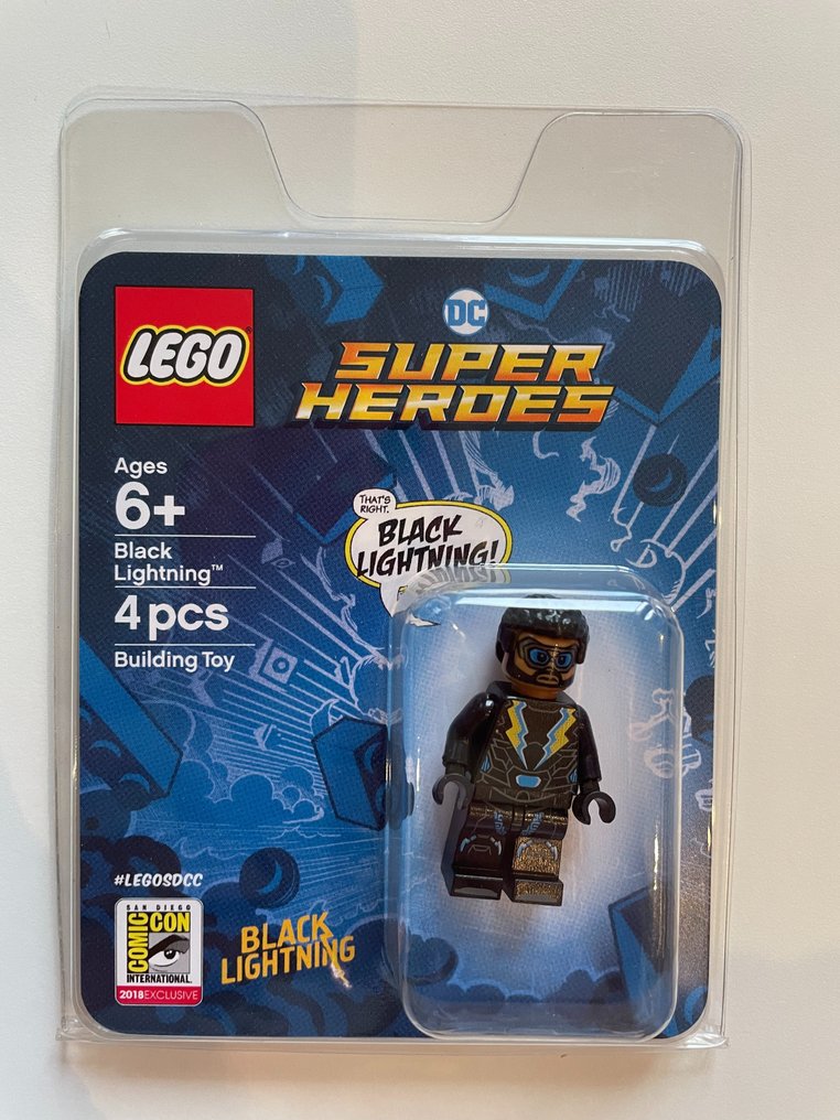 LEGO - 迷你人偶 - Black Lightning - San Diego Comic-Con 2018 Exclusive #1.1