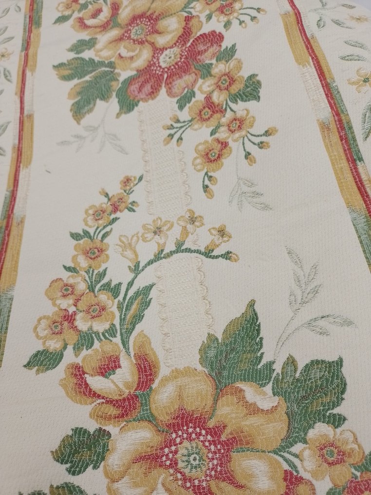 Prächtiger San Leucio-Schnitt mit floraler Textur - Polsterstoff  - 600 cm - 240 cm #1.2