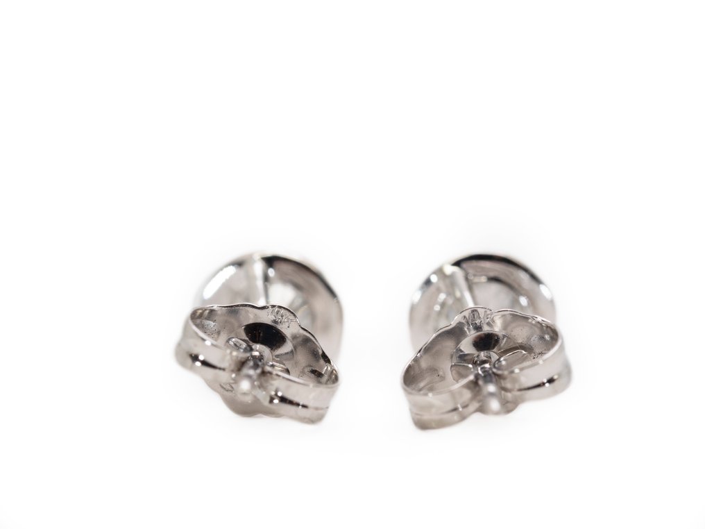 Boucles d'oreilles - 14 carats Or blanc -  0.48 tw. Diamant  (Naturelle)  #2.1