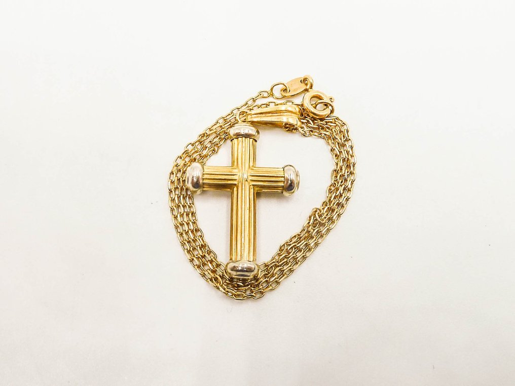 Collier avec pendentif - 18 carats Or jaune #2.1