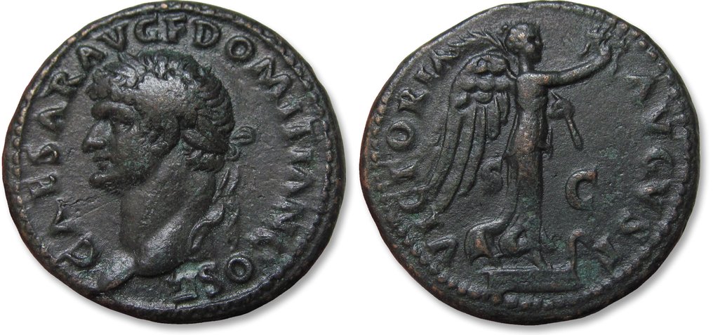 Roman Empire. Domitian / Domitianus as Caesar under Vespasianus. As Rome mint 73-74 A.D. - VICTORIA AVGVST, scarce - #2.1