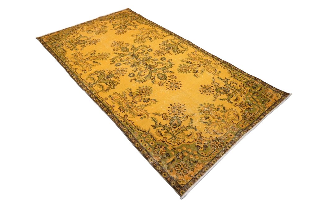 Yellow vintage √ Certificate √ Cleaned - Rug - 214 cm - 115 cm #2.1