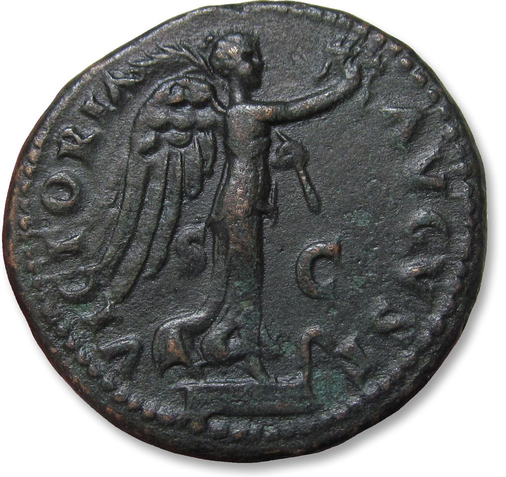 Roman Empire. Domitian / Domitianus as Caesar under Vespasianus. As Rome mint 73-74 A.D. - VICTORIA AVGVST, scarce - #1.2