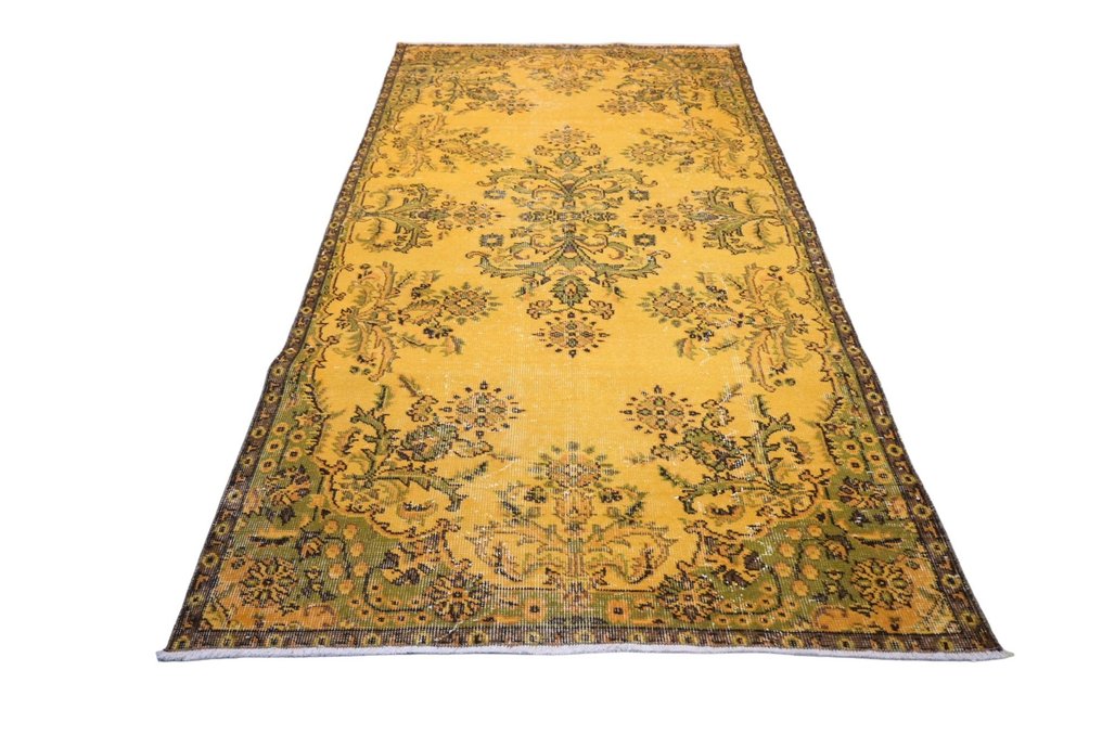 Yellow vintage √ Certificate √ Cleaned - Rug - 214 cm - 115 cm #1.1