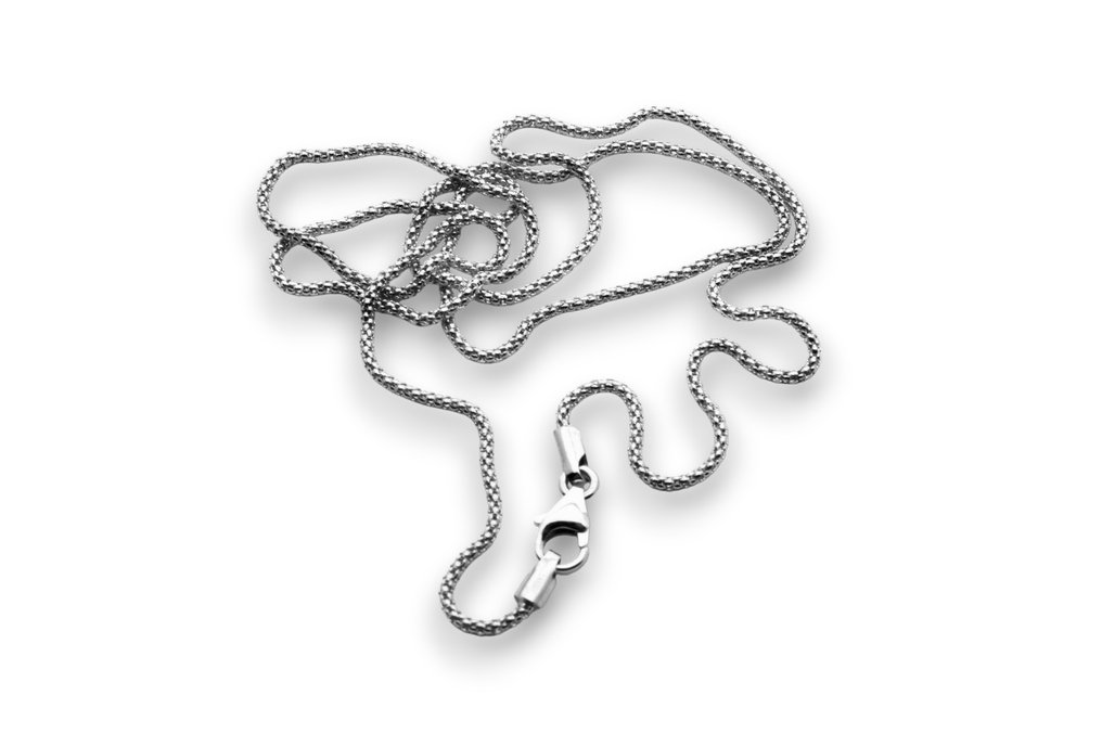 Ohne Mindestpreis - Halskette - 18 kt Weißgold #2.2