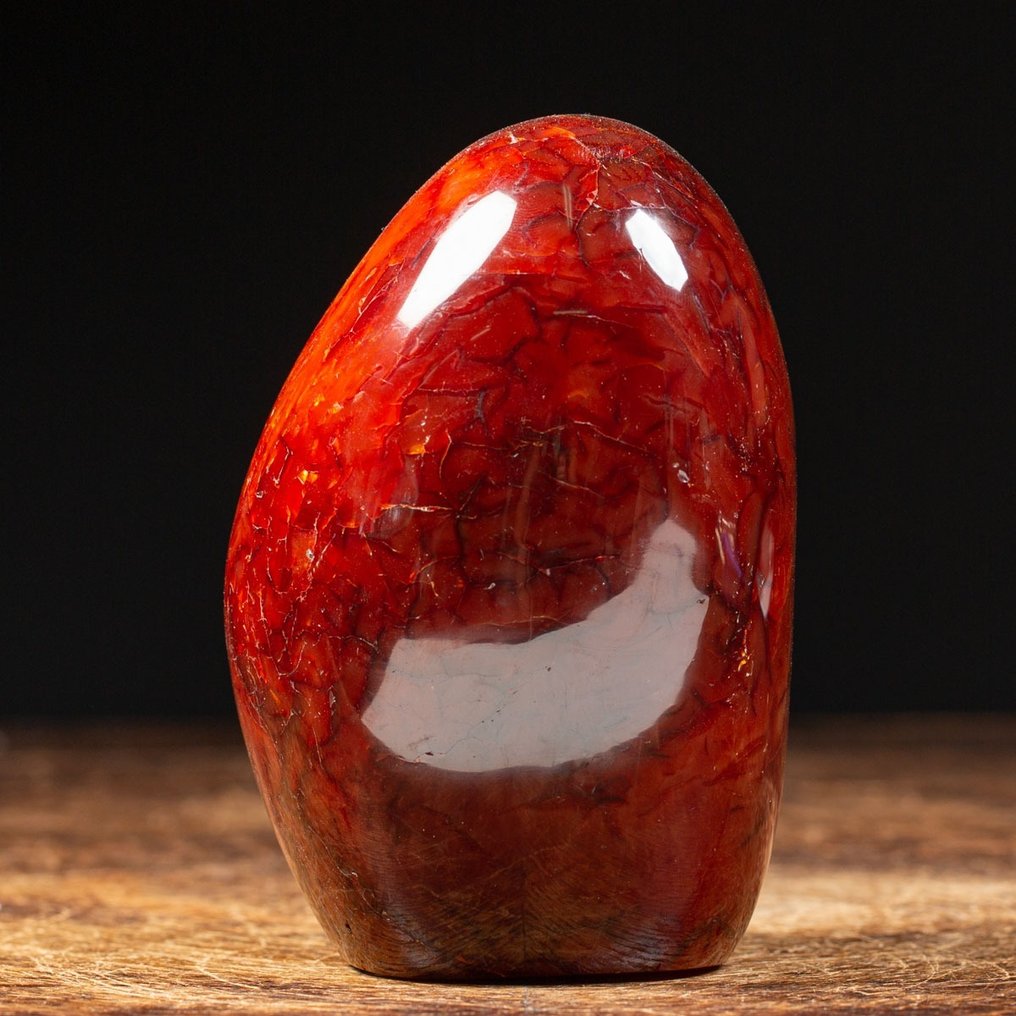 Red Passion - Free Form Cornelian - Height: 114 mm - Width: 77 mm- 1071 g #2.1