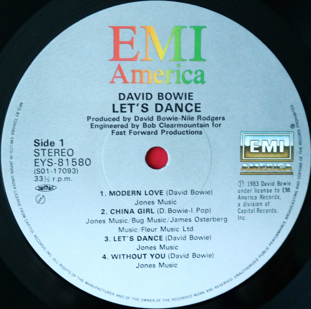 David Bowie - Let's Dance / A milestone in Bowie's extensive discography. - LP - 1st Pressing, Presă japoneză - 1983 #4.3