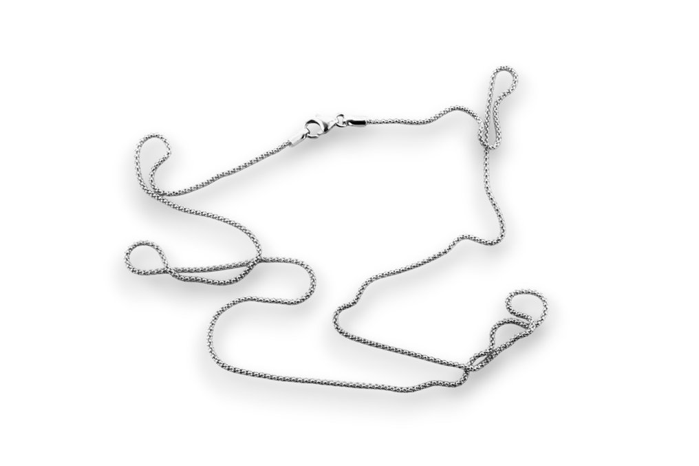 Ohne Mindestpreis - Halskette - 18 kt Weißgold #3.2