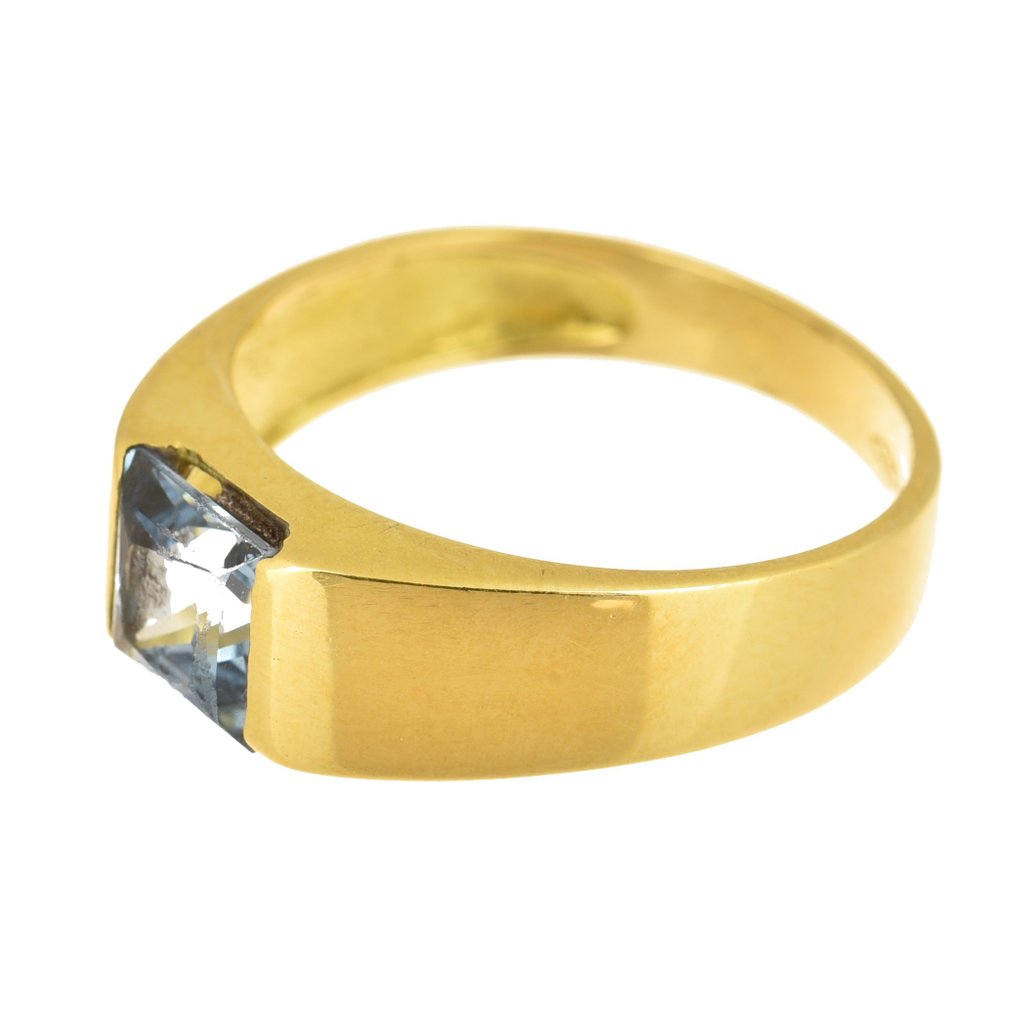 Δαχτυλίδι - 18 καράτια Κίτρινο χρυσό Τοπάζιο #1.2