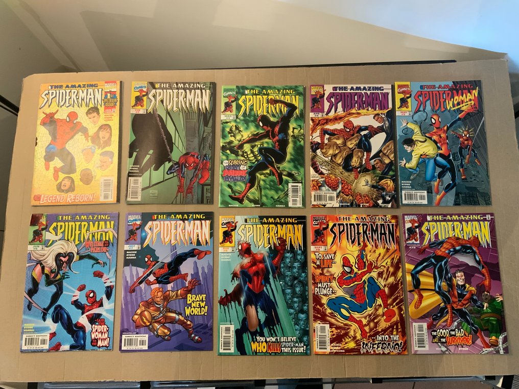Amazing Spider-Man (1999 Series) # 1-56 - complete - 1st Appearance New Spider-Woman, Ezekiel, & Morlun! Venom Appearance! WTC 9/11 Issue! - 56 Comic - 第一版 - 1999/2003 #2.1