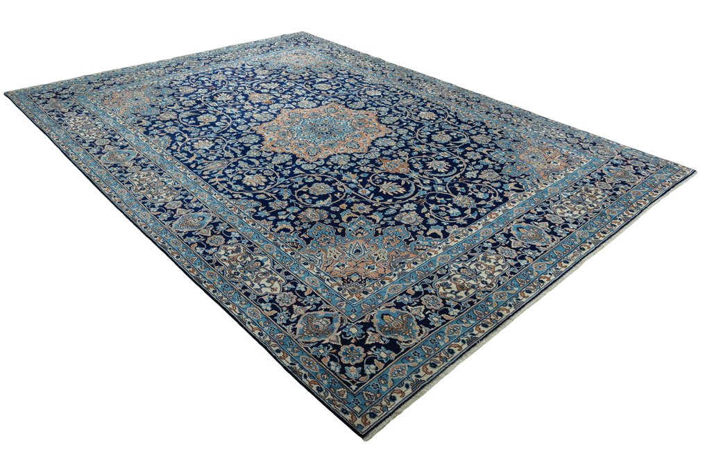 Kerman - 傑作 - 簽名波斯地毯 - 小地毯 - 414 cm - 302 cm #1.1
