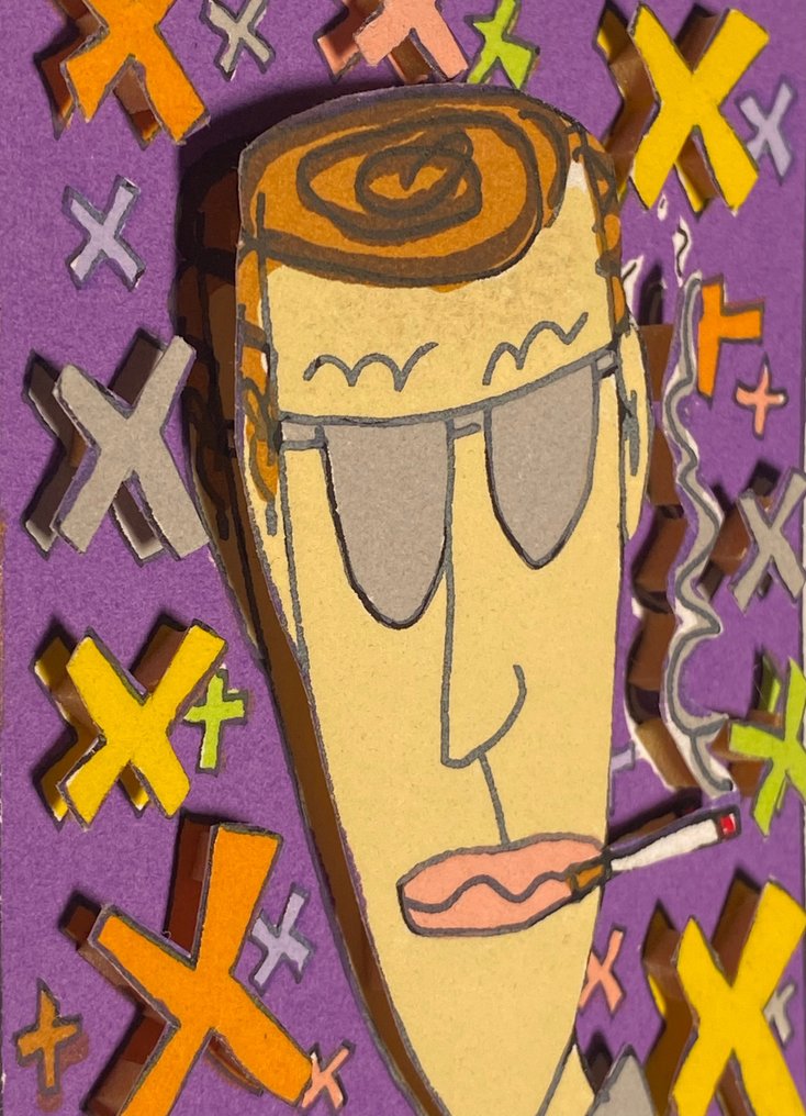 James Rizzi (1950-2011) - Here's looking at you Babe, handsigniertes original 3D Werk #1.0