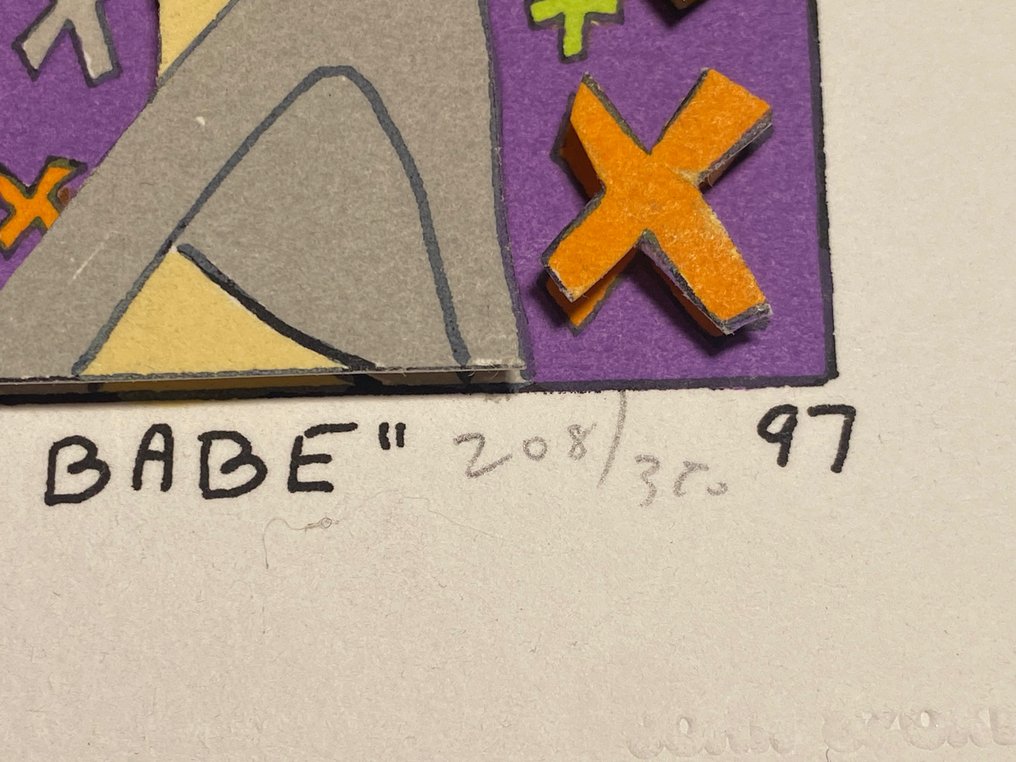 James Rizzi (1950-2011) - Here's looking at you Babe, handsigniertes original 3D Werk #3.2