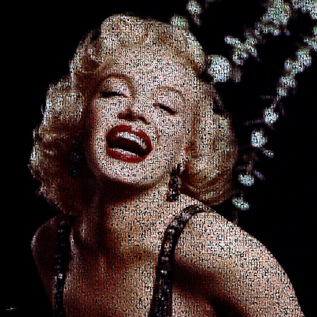 David Law - Crypto Marilyn - Format XL 60x60 #1.0