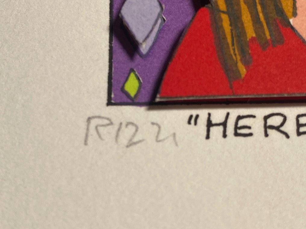 James Rizzi (1950-2011) - Here's looking at you Babe, handsigniertes original 3D Werk #2.1