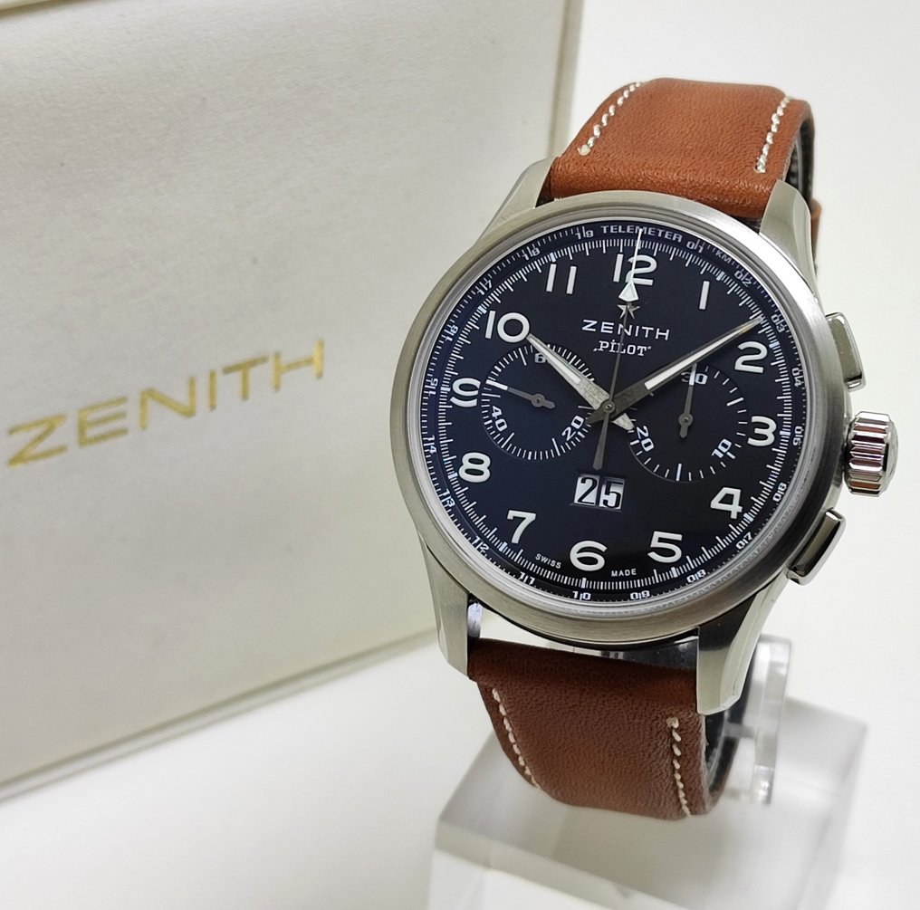 Zenith El Primero Big Date Pilot Chrono 03.2410.4010 Herren 2011 heute Catawiki