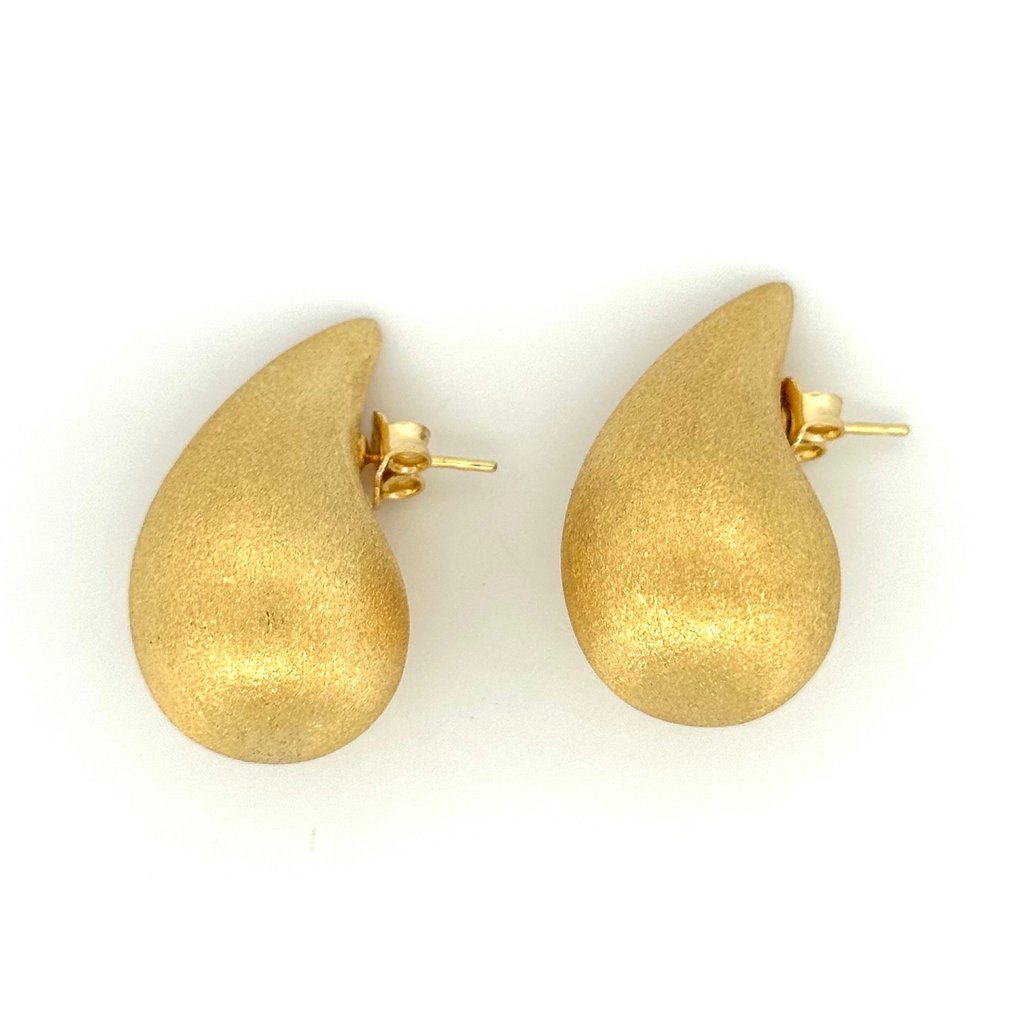 Earrings - 5,8 grams - Large - Kolczyki wkrętki - 18-karatowe Żółte złoto  #1.1