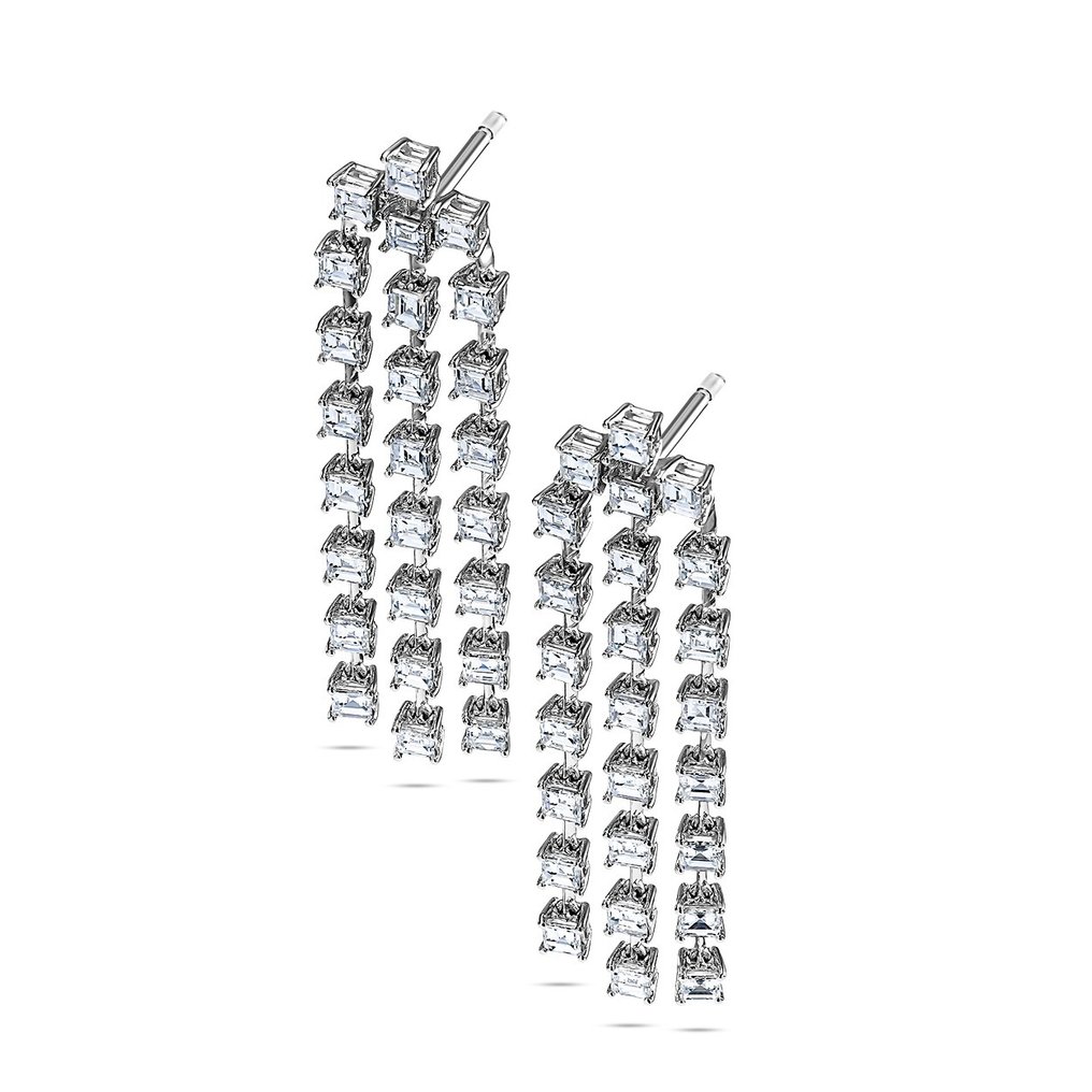 Drop earrings White gold Diamond #2.1
