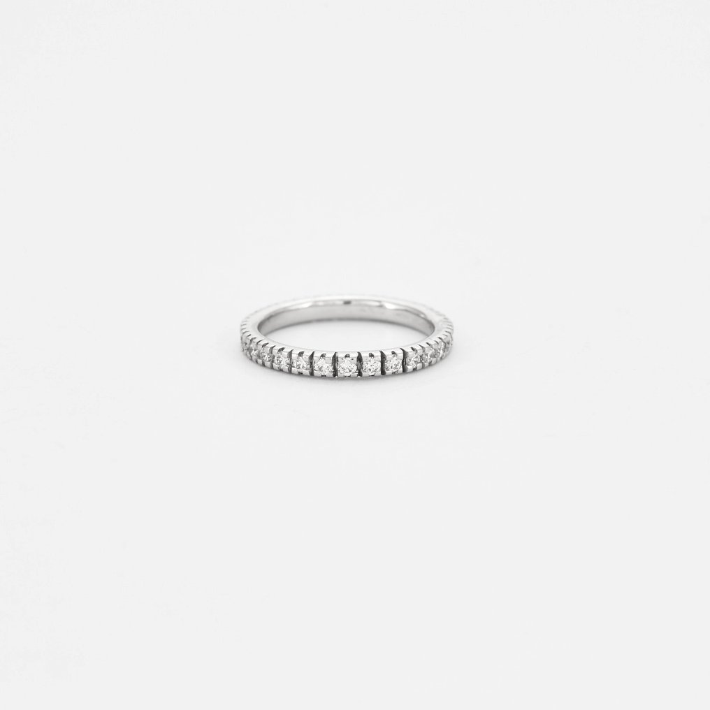 Ring Hvidguld Diamant  (Natur) #2.1