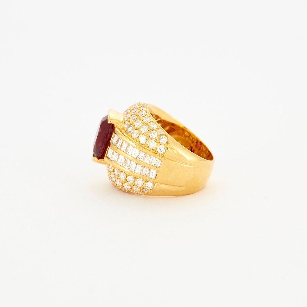 Ring White gold Ruby - Diamond #3.1