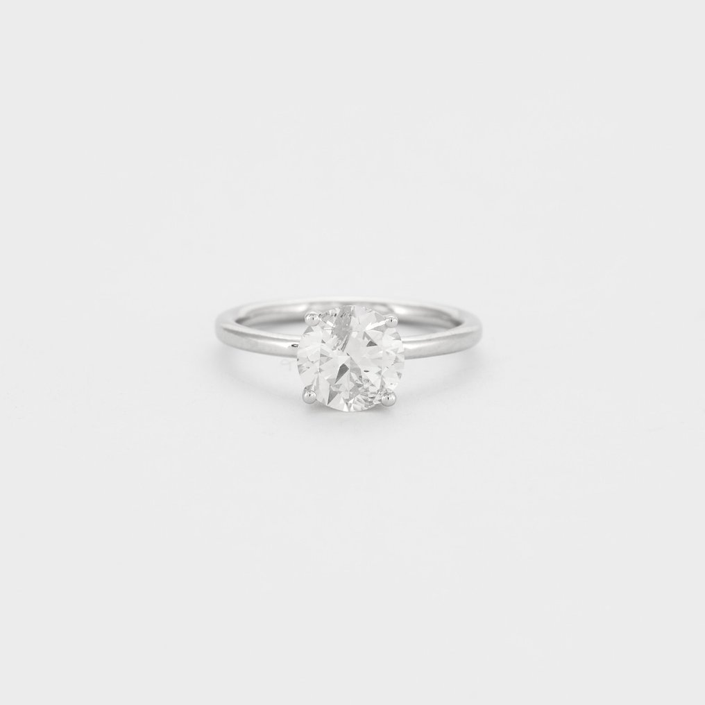 Ring Hvidguld Diamant  (Natur) #1.1