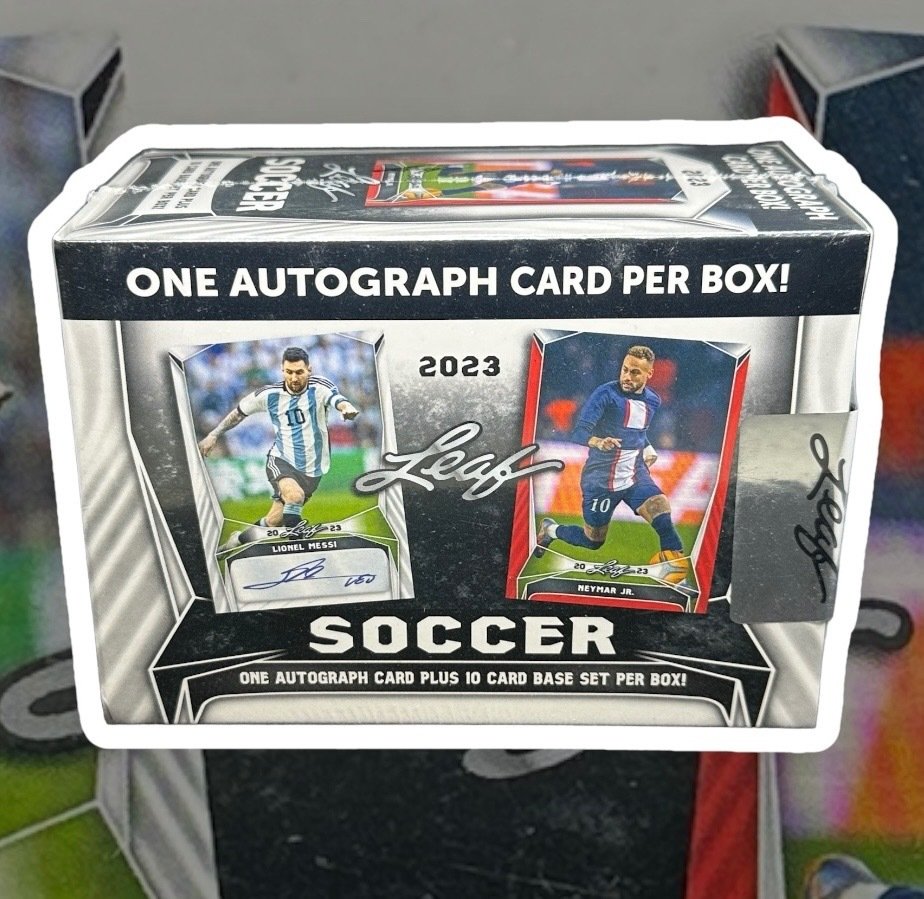 2023 - Leaf - Soccer - 1 Autograph card - 10 Base cards inside - 1 Sealed box #1.1