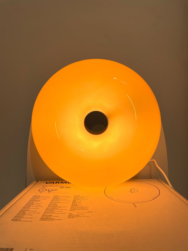 Ikea Sabine Marcelis Lamp VARMBLIXT Glass Catawiki