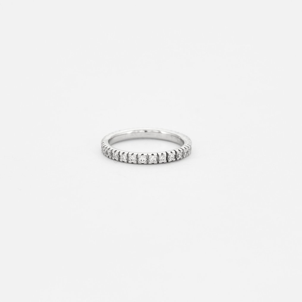 Ring Hvidguld Diamant  (Natur) #1.2